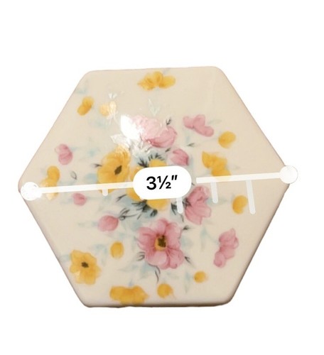 Mount Clemens Pottery Porcelain Flower Hinged Lid Trinket Jewelry Box Japan - 第 7/8 張圖片