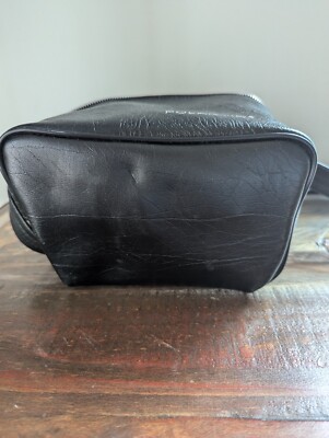 Genuine Vintage Original Polaroid SX-70 Black Vinyl Camera Bag