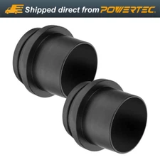 POWERTEC 70193-P2 Screw End Quick Coupler, 4" Dust Collection, 2PK