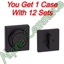  12-Sets Kwikset 816 SQT Smartkey Key Control Deadbolt Matte Black 98160-016