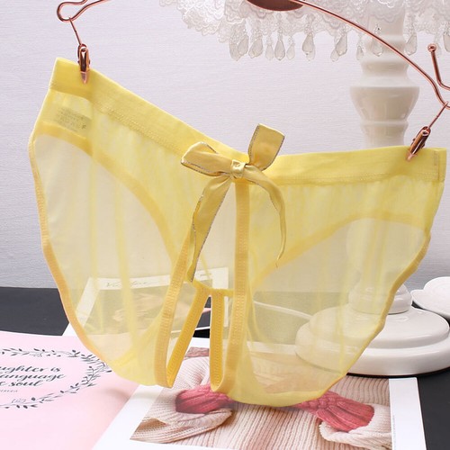 Women Sexy Open Crotch Panties Briefs Crotchless Lingeries Underwear Knickers - Picture 19 of 28