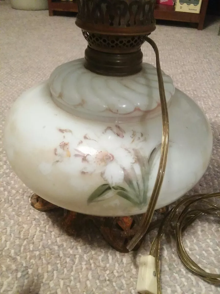 Antique hurricane lamp globes deals