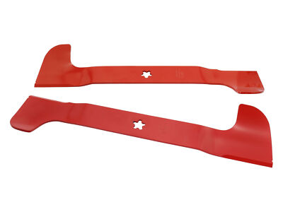 2x SECURA High-Lift Messer kompatibel mit Husqvarna TC 142 TC 242 5-Stern 107cm