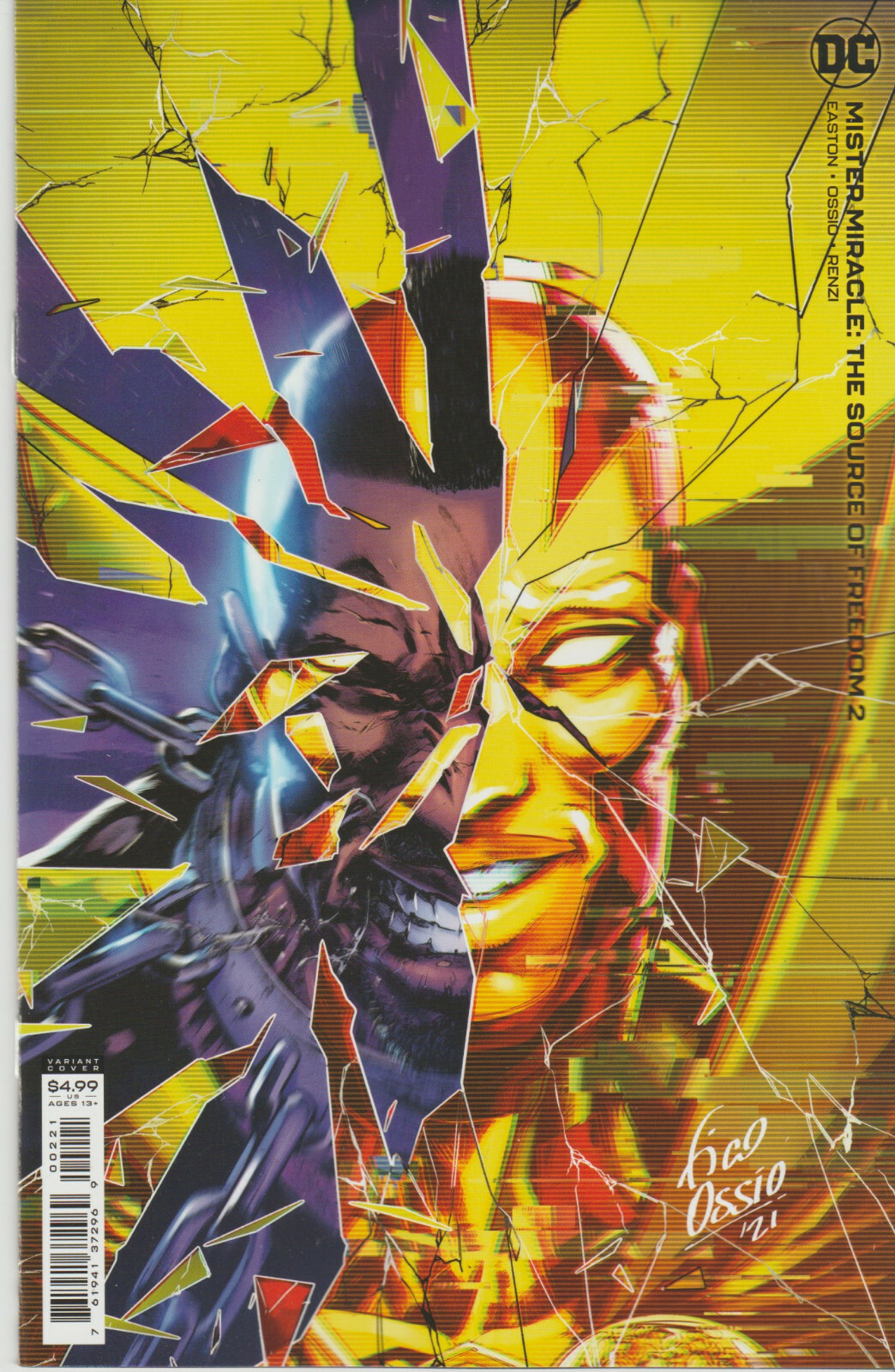 DC COMICS MISTER MIRACLE THE SOURCE OF FREEDOM #2 AUG 2021 VARIANT 1ST PRINT NM
