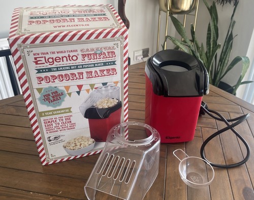 Elgento Funfair Popcorn Maker With Box