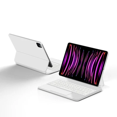 For iPad Pro M4/Air M2 2024 Stand Leather Magic Removable Backlit Keyboard Case - Picture 44 of 44