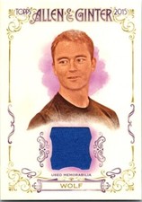 2015 Topps Allen and Ginter Relics #FSRA-RW Robb Wolf 044B