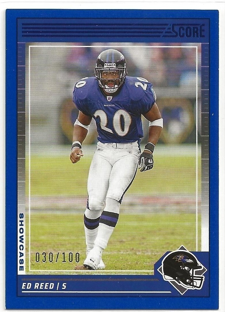 2024 Score - Ed Reed #27 Showcase /100 for sale online | eBay