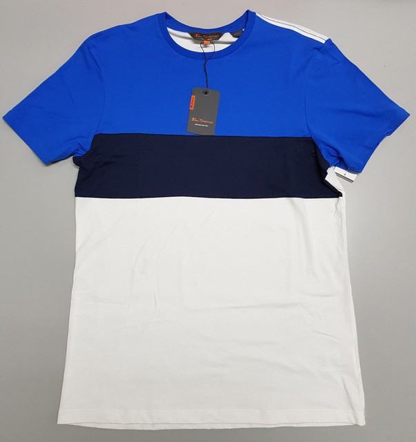 White Striped Cotton T-shirt BSBO2102 