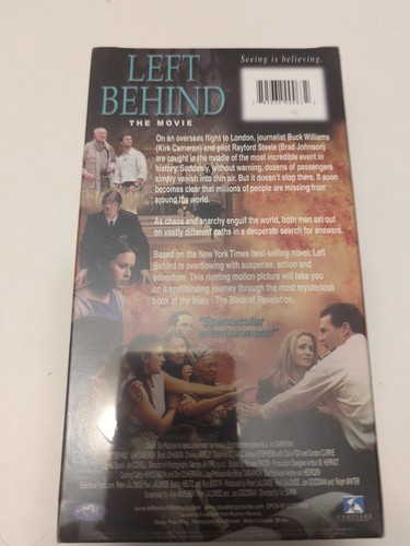 Left Behind - The Movie (VHS, 2000) Sealed - Foto 2 di 5