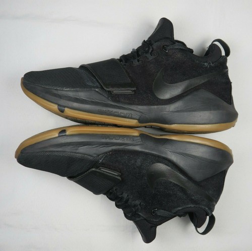 Nike Paul George PG 1 Mens Sneakers 11.5 Basketball Shoes Suede Mesh 878627-004 - Picture 8 of 16