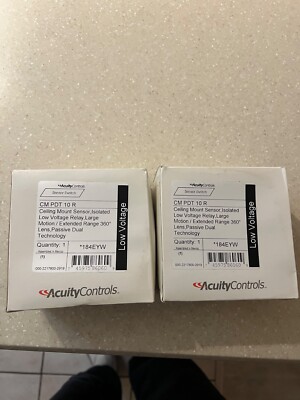 Acuity Controls CM PDT 10 R Ceiling Mount 360° Low Voltage Motion 184EYW