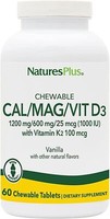 Natures Plus CAL-MAG-VIT D3- 60 Kautabletten- Vanilla (67,17 Eur/Kg)