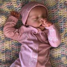 Tiny Preemie Miniature 6" Flexible Full Body Silicone Baby Doll Girl Jianna-OOAK