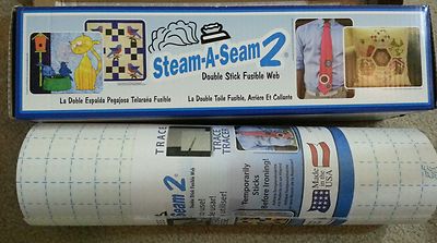 Warm Company, STEAM-A-SEAM 2 ~ FUSIBLE WEB ~ 18'' X 2 YARDS #5518