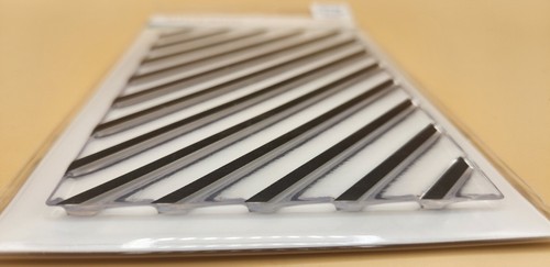 Hechiceros - Rayas simples - Estampillas transparentes, STP-112, 1 sello, TOTALMENTE NUEVO - Imagen 4 de 6