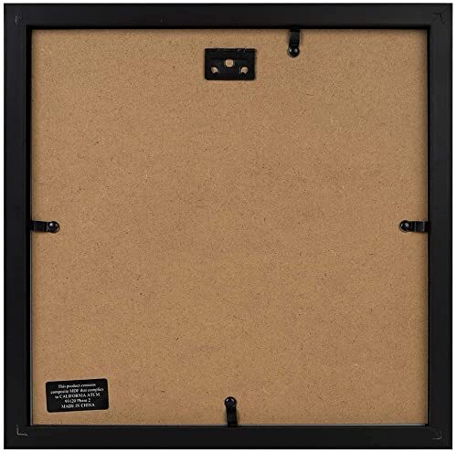 Shadow Box Frame Tassel Double Mat Square Wall Mount Real Glass Graduation Theme - Picture 8 of 13