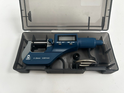 Moore & Wright MW200-01DBL Digitale Außenmessschraube