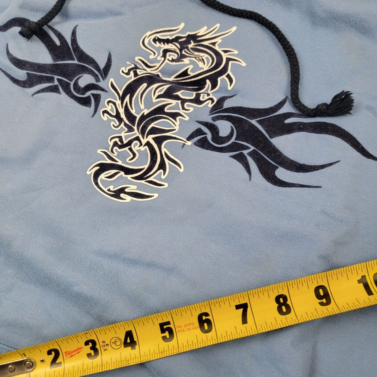 Vintage Top Heavy Hoodie 90S Y2K Size XL Dragon Tiger Anime Vintage Top Heavy Hoodie 90S Y2K Size XL Dragon Tiger Anime
