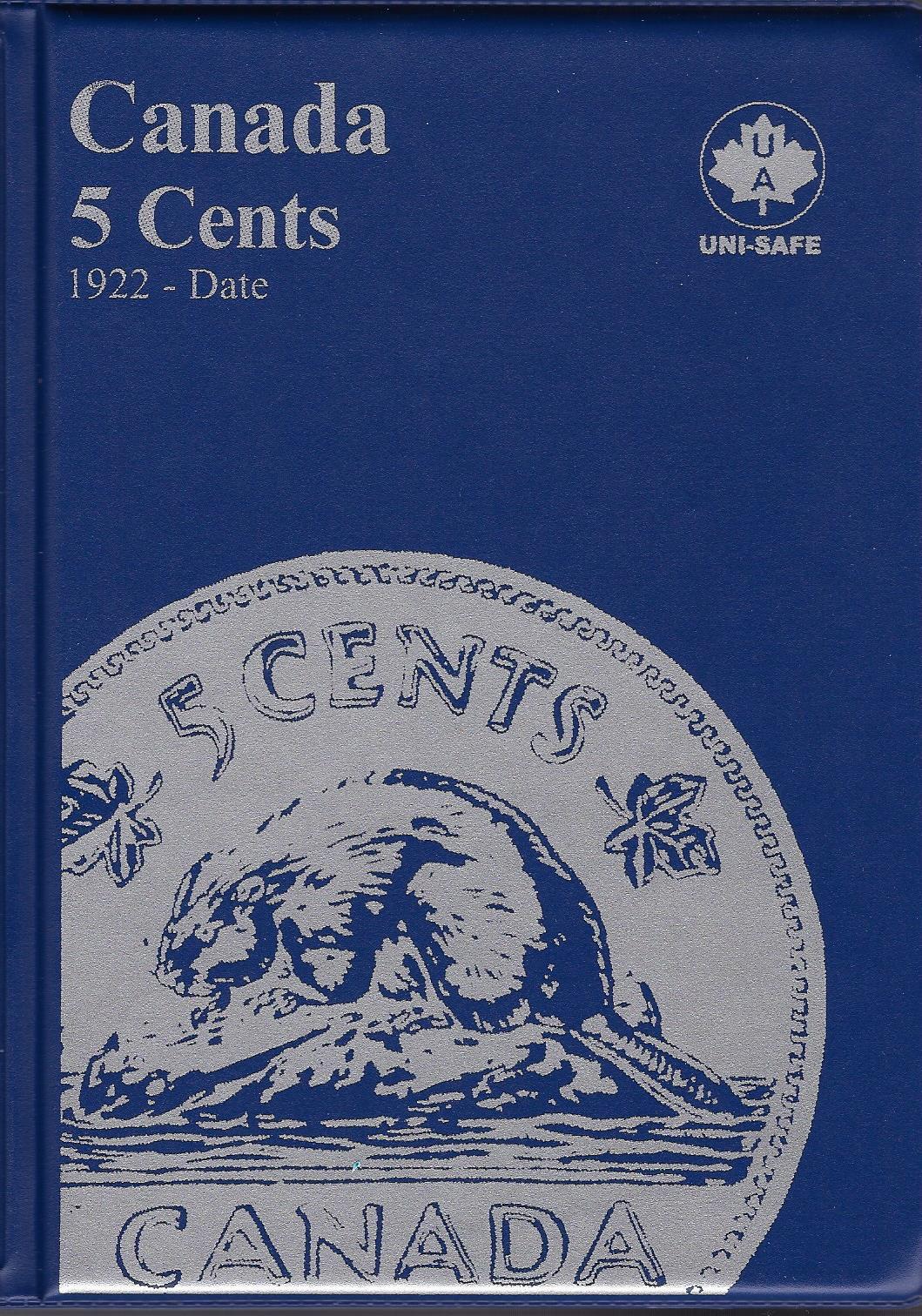 Unisafe Coin Folder Album 143 5¢ Canada 5 Cents 19222009 eBay
