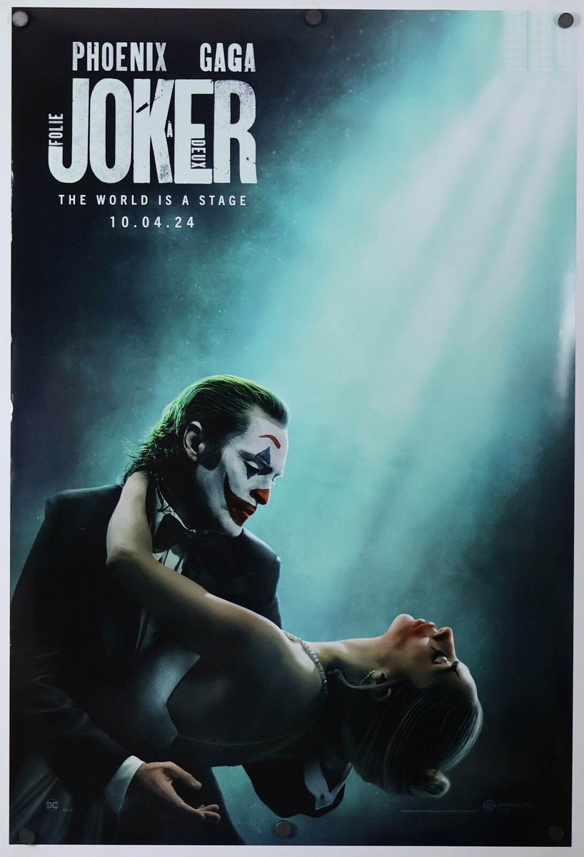 The Joker 2 Folie a Deux - original DS movie poster 27x40 D/S Adv