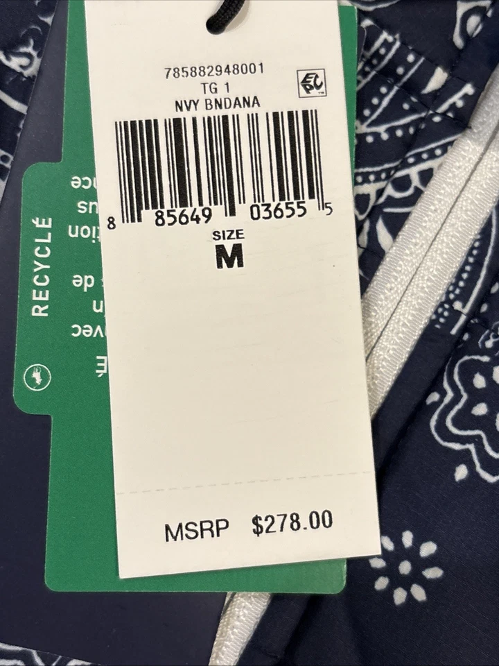 Ralph Lauren RLX Trendy Golf Hybrid Wool Jacket Men’s Sz Medium Navy Bandana - Image 4 of 4