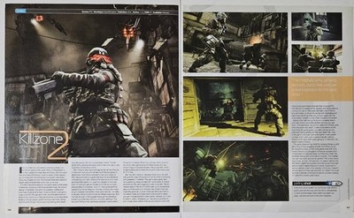 Killzone 2 Magazine Review PS3 2-Page Print Guerrilla Games 2009