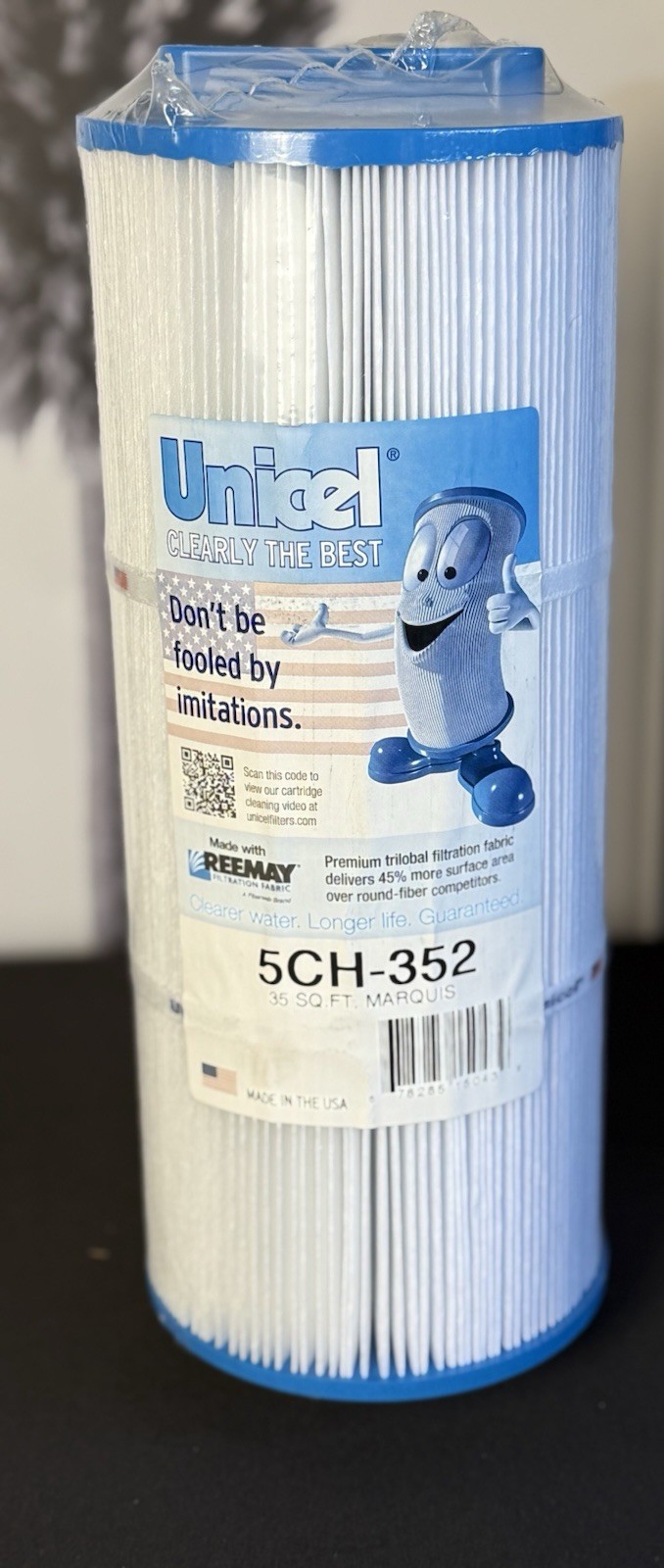 Unicel 5CH-352 Replacement 35 SqFt Filter Cartridge for Hot 