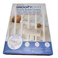 HALO Snoozy pod Vibrating, Heartbeat, Water, White Noise Bedtime Soother NEW