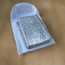 Zippo Sterling Silver Pure Silver Unused New Retro Gift