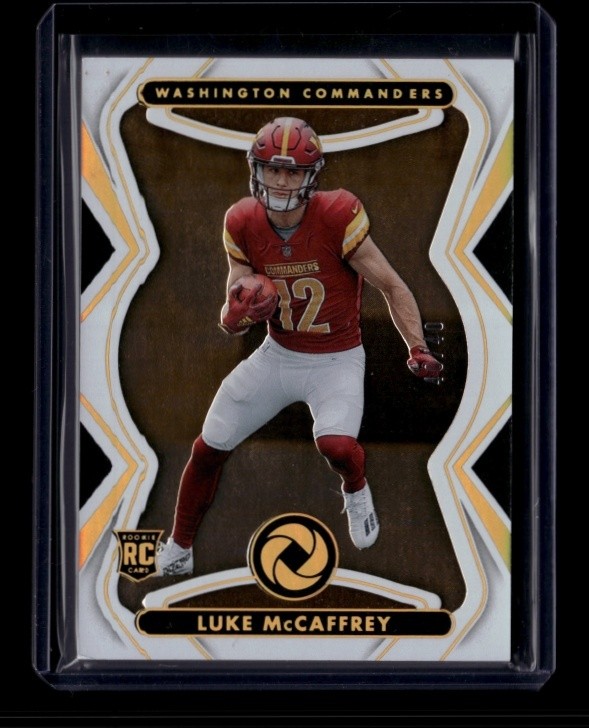 Luke McCaffrey Panini Gold Standard Opulence Rookie #OPLMY Base