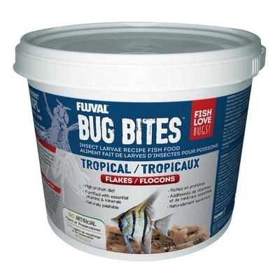 Fluval Bug Bites Tropical Flake Select Size:: 2.2 lb. Bucket