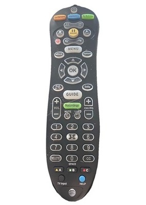 AT&T U-Verse S30-S1B Programmable IR Universal Remote Control TV ATT  Television
