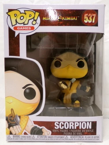 Funko Pop! Games Mortal Kombat 537 Scorpion Vinyl Figure New In Box