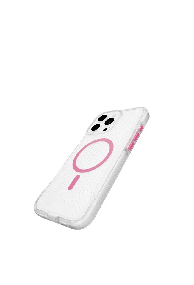 Tech21 EvoClear Series Case for Apple iPhone 16 Pro New Pink Color Drop Tested - Image 2 of 3