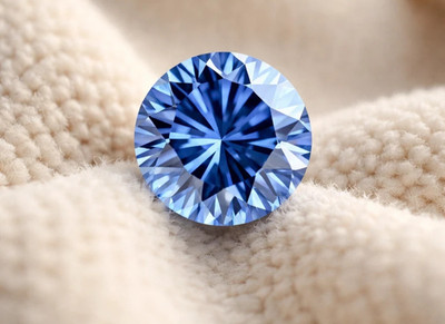 5 Ct Natural Round Cut D Grade | vvs1 Clarity Diamond Blue Color +1 More Free