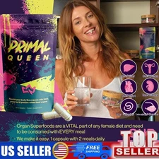 1-5Packs Primal Queen Beef Organ Supplement for Women 60 Counts Supplements🎈