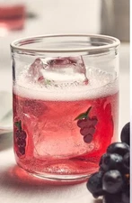 Anthropologie Icon Juice Glass Grape New In Box 🍇