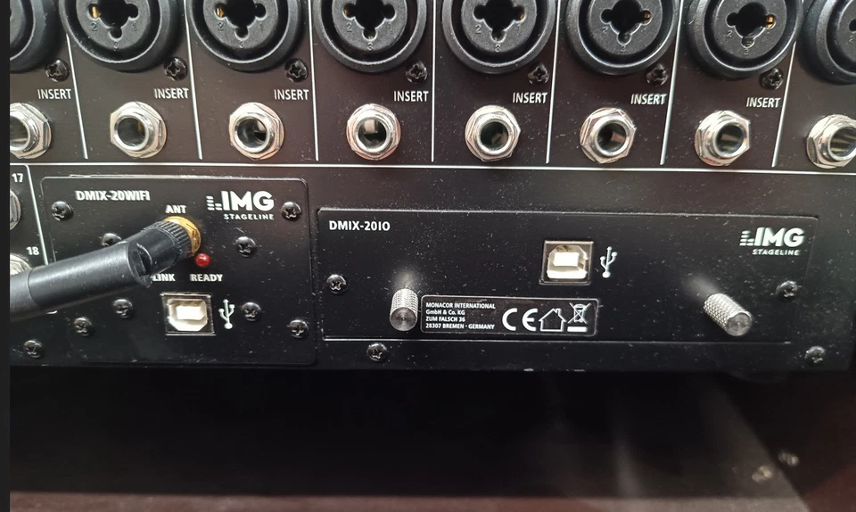 DMIX-20 IMG Stageline 19 Channel Audio Digital Mixer with Touchscreen - Image 4 of 4