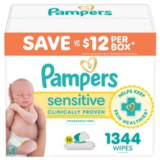 Pampers Baby Wipes - Sens - 1344ct