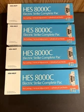 Assa Abloy HES 8000C 12/24D-630 No Cut Electric Strike Complete Pack - QTY. 4