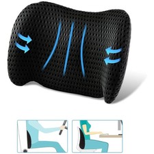 Lumbar Support Pillow for Office Chair Car Back Cushion Lower Pain Relief
