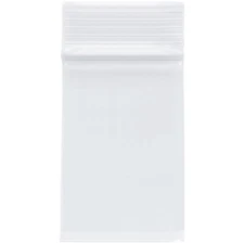 2" X 3" (Case of 1,000), 4 Mil Heavy Duty Zipper Reclosable Plastic Bags