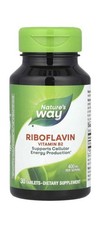 Nature's Way, Riboflavin Vitamin B2, 400 mg, 30 Tablets