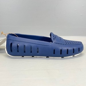 Floafers Navy Blue Perforated Men\'s Slip-On Loafers Water Shoes Size 12 Kid main image 3