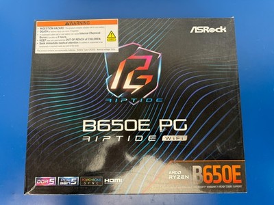 ASROCK B650E PG Riptide WiFi Desktop Motherboard Socket AM5 For AMD B650e