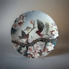 WL George Melody At Daybreak Collector Plate Lena Liu Nature’s Poetry Series
