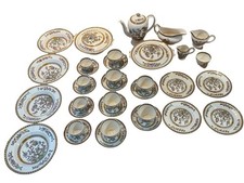 Vintage Washington Pottery Indian Tree Ironstone Dining Set 35 Piece