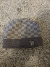 Louis Vuitton N o Petit Damier Beanie 100 wool, gray