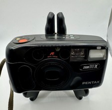 Pentax Zoom 60X Point and Shoot 35mm Film Camera, Made in Japan -UNTESTED
